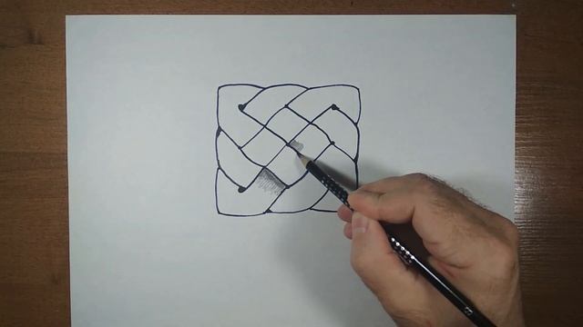 Простой способ нарисовать Кельтский узор по точкам смотреть онлайн