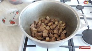 Гуляш с говяжим языком Домашняя еда Кухня Рецепты