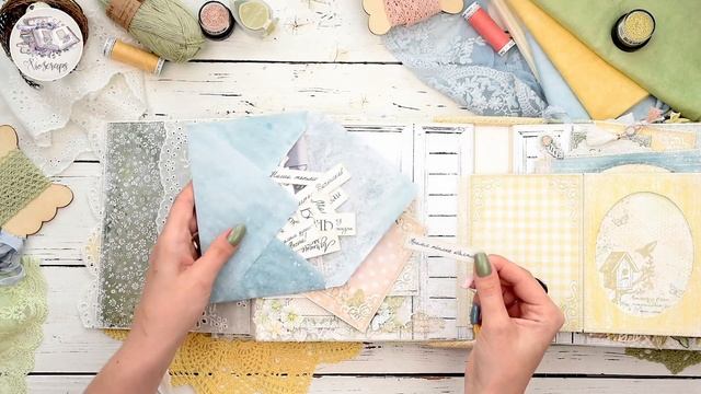 Весенне-летний альбом из коллекции бумаги «Bloomville» от Mintay Papers смотреть онлайн