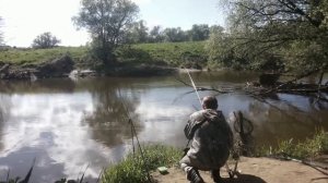 Рыбалка на реке Протва#5.Где и как поймать рыбу.Плотва,густера,елец.Поганый май 2017.Открытие сезон