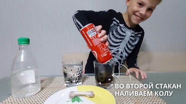 Функциональная грамотность 3 класс : Опыт с уксусом и куриными косточками
