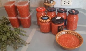 Огонек на зиму Острая закуска из хрена.