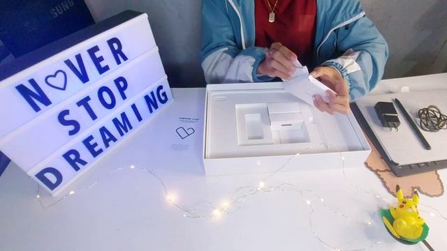 Aesthetic Unboxing Samsung Galaxy Tab S7 FE | Joy San ?