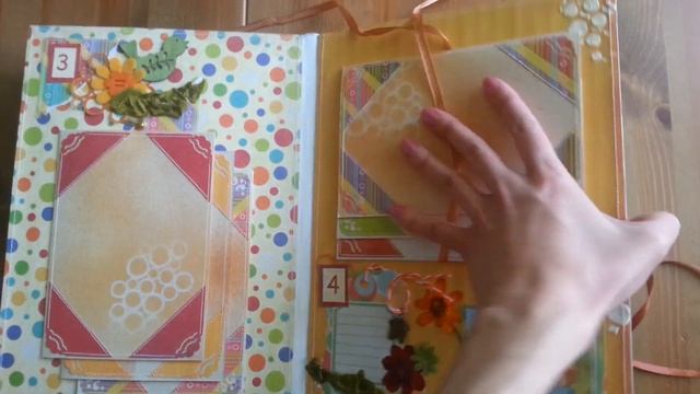 Скрапбукинг. Альбом первого годика жизни для мальчика. смотреть онлайн