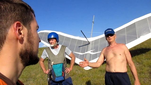 Учись летать на дельтаплане. Мой 12 выезд от 01.08.2017 смотреть онлайн