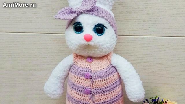 Амигуруми: схема Зайка Ребекка. Игрушки вязаные крючком - Free crochet patterns. смотреть онлайн