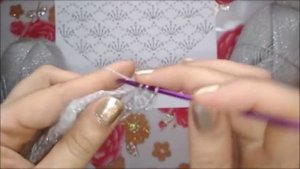 Узор крючком для платка. Как связать платок несложным и красивым узором.Схема.