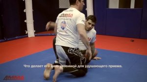 Треугольник руками. Техника удушающего приема от черного пояса BJJ Валесио Сенна и 4MMA