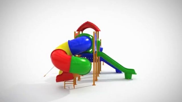 Детская площадка с горками "Гармония" смотреть онлайн