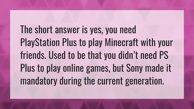 Can you play Minecraft online on ps4 without PlayStation Plus? смотреть онлайн