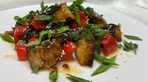 Баклажаны по-китайски в кисло-сладком соусе. Быстро и очень вкусно!