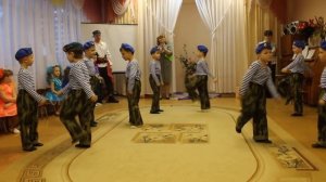 ВДВ. Классный танец ВДВ в детском саду.!!