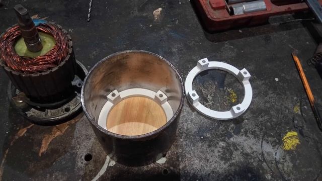Ремонт лебёдки. Склеивание магнитов