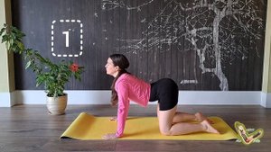 Плоская спина: исправляем и убираем боль. ЧАСТЬ 1. Серия упражнений в коленно-кистевом положении