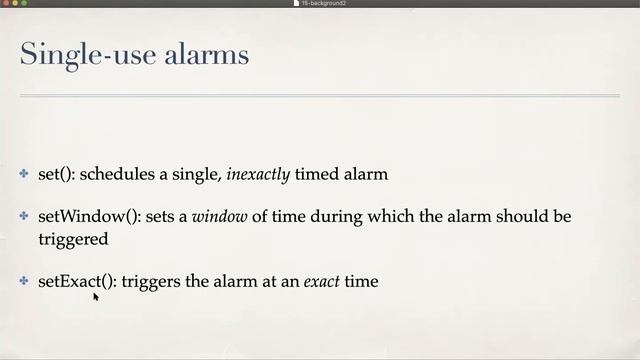 Android | Background Tasks | Alarm Manager смотреть онлайн
