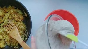 ПП наливной пирог с капустой