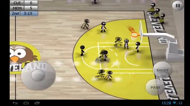 Stickman Basketball - баскетбольная игра на андроид смотреть онлайн