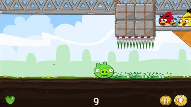 Crush Bad Piggies - 3 ANGRY BIRDS TRAP SQUASH ALL PIGS смотреть онлайн