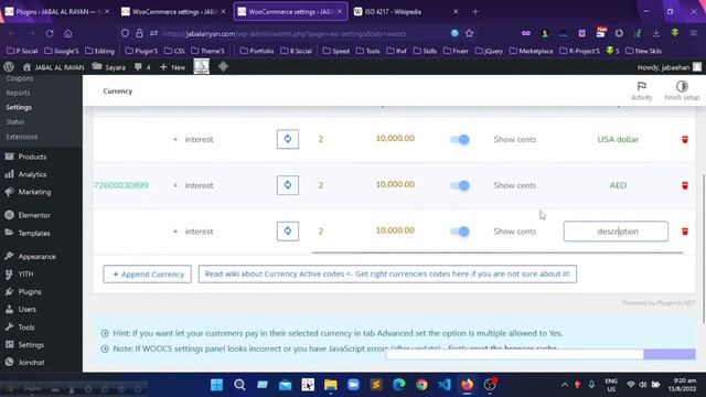 WordPress currency switcher | Bangla | Developer inzams