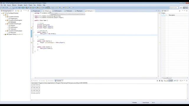 Tutoriel Java - Chapitre 7 (TP) : Morpion (partie 2) (2/2) [FR] смотреть онлайн