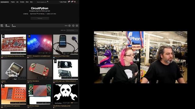 Python on hardware! 14 #adafruit #Python @Adafruit @circuitpython @micropython @ThePSF