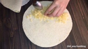 Кесадилья с курицей