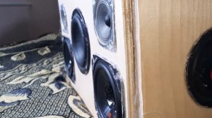 Басс тест самодельной 3-х полосной колонки