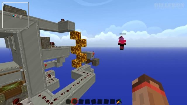 ч.06 Баги и механизмы Minecraft - 2x2 Потайная дверь на поршнях смотреть онлайн