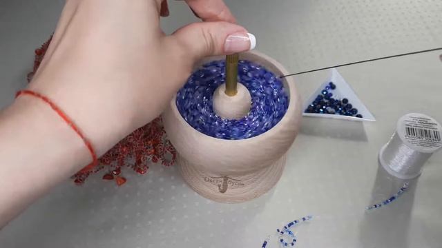 Спиннер для бисера. Как спиннером набрать бисер. смотреть онлайн
