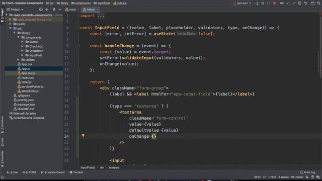 React Reusable Component - #4 TextArea