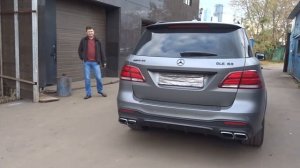 Тюнинг выхлопной системы Mercedes GLE 63 AMG