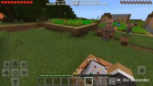 Minecraft PE командный блок!  Торговля с жителями и несколько команд +_+