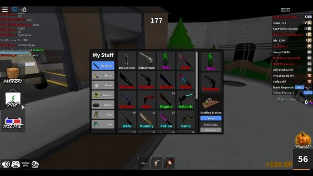 GETTING A GOLDEN LUGER ROBLOX MURDER MYSTERY 2 смотреть онлайн