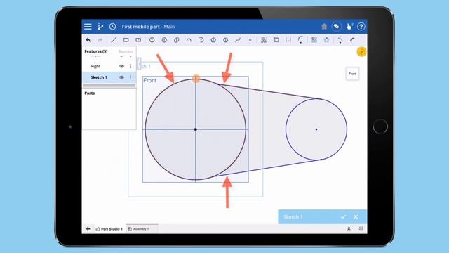 Onshape iOS & Android Tutorial смотреть онлайн