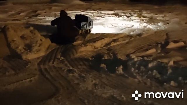 Мотобуксировщик и конец зимы!!! смотреть онлайн