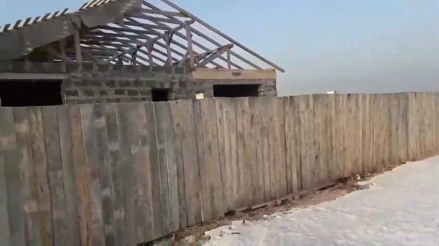 Дом из арболитовых блоков. конец сезона