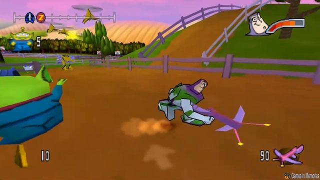 Disney Pixar Buzz Lightyear of Star Command [PS1] Games in Memories смотреть онлайн