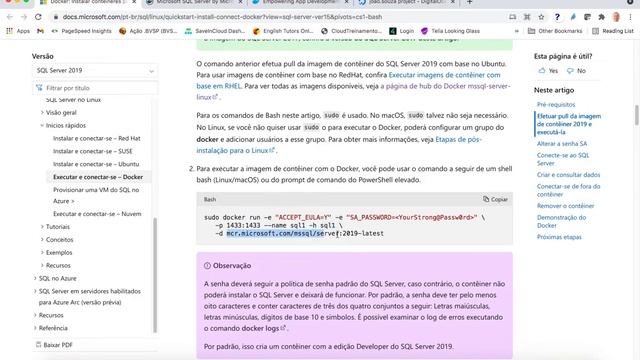 SQL Server no Docker смотреть онлайн