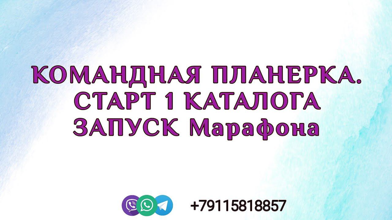 Итоги 1 каталога. Старт нового каталога