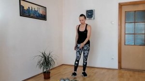 Часовая силовая тренировка на все тело / Тренировка с гантелями для женщин