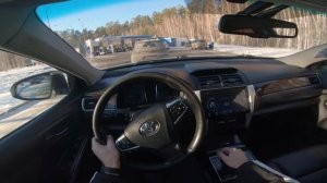 2017 Toyota Camry 2.5 AT - POV TEST DRIVE