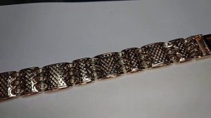 Золотой, мужской браслет.