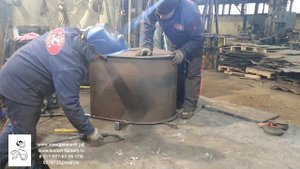 Сборка ковша. ЗАВОД КОВШЕЙ