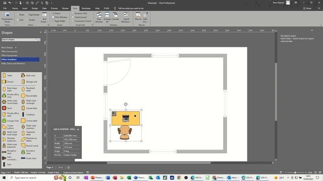How to create an Office Plan in Microsoft Visio смотреть онлайн