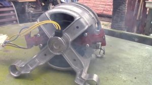 Опасное подключение электродвигателя от стиральной машины