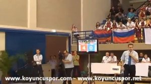 +78kg Semifinal - Ensar Uguz (TUR) vs (BLR) Silla A. Marshall (18th Europen Junior TKD Champions)