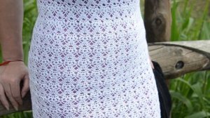 УЗОР ЭТОГО ЛЕТА. Вязаное платье крючком. Crochet crocheted dress. Коллекция "Весна-Лето 2017"