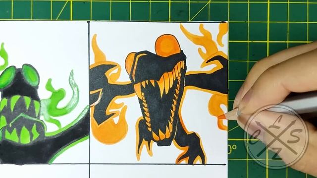 DIBUJO ROBLOX RAINBOW FRIENDS NIGHTMARE| Paranoid meme Rainbow friend Roblox DRAWING смотреть онлайн