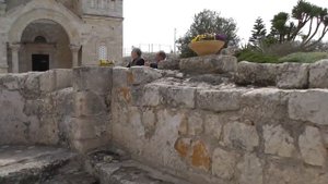 В монастыре монахов Францисканцев на горе Тавор.