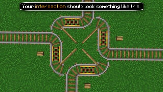 ✔ Minecraft: How to make a Railway Intersection смотреть онлайн